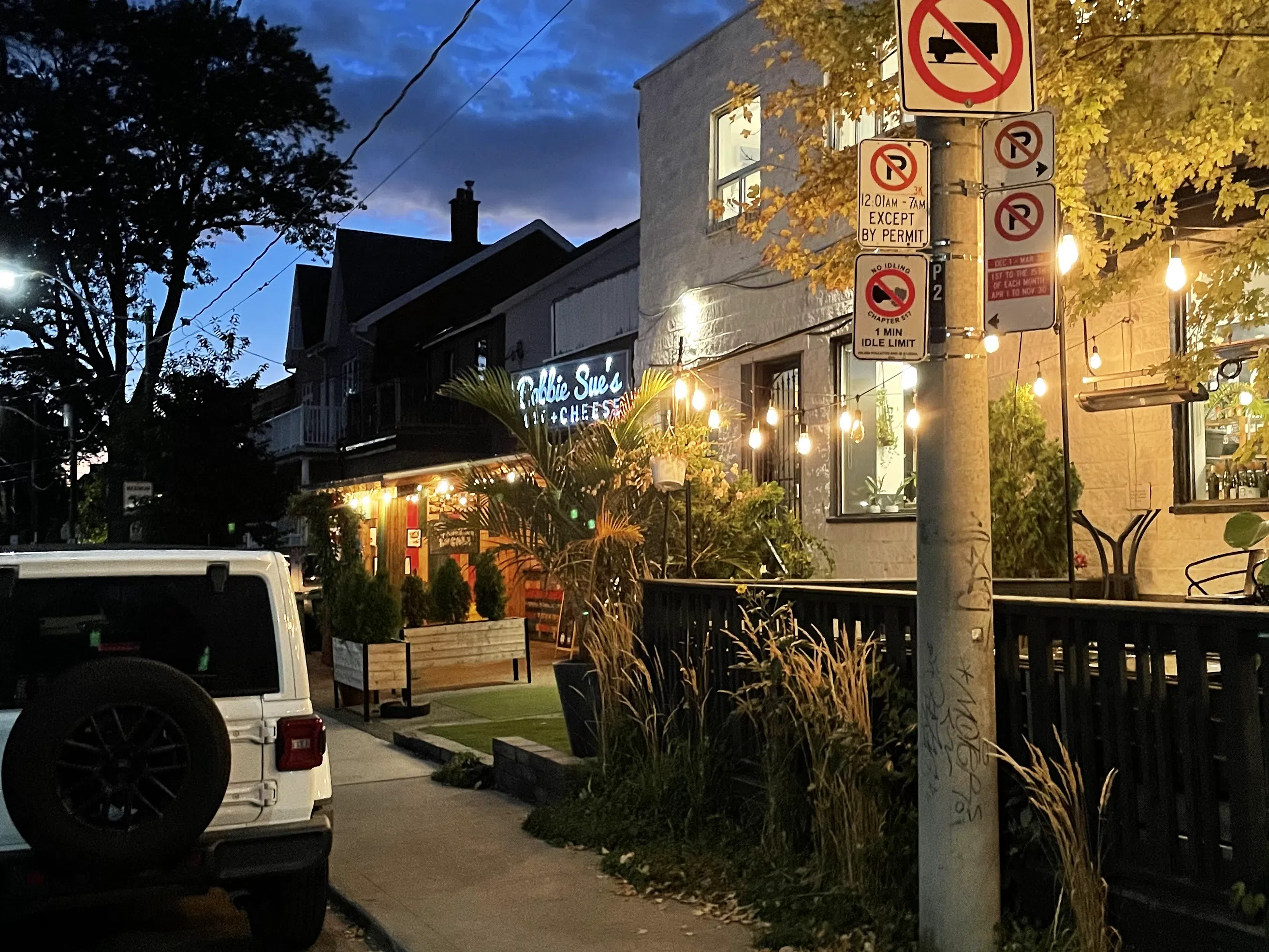 Street view of Bobbie Sue's in Toronto