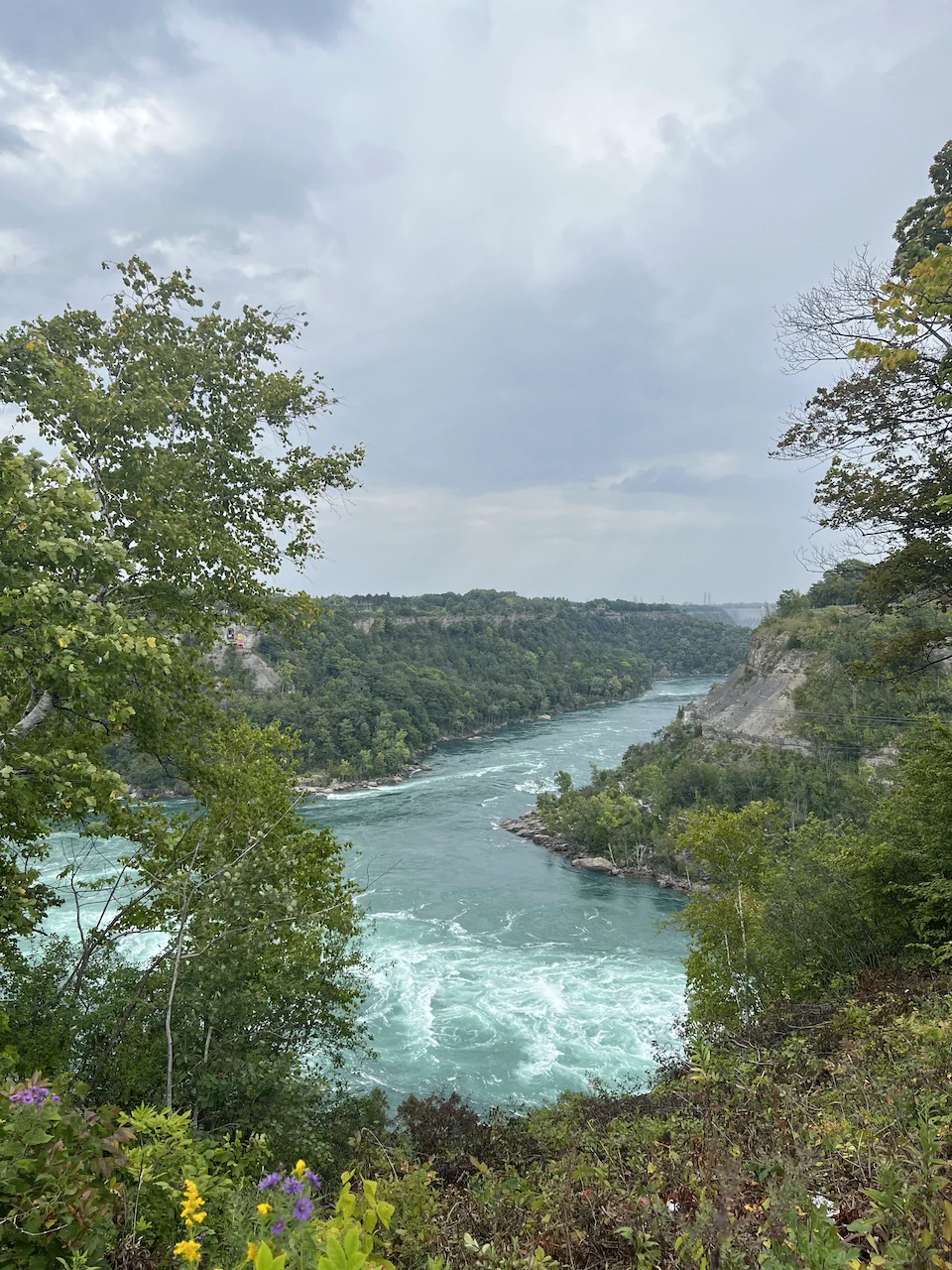 If you take a short hike to get away from the crowds you can find some beautiful, and under-appreicated, views of the Falls.