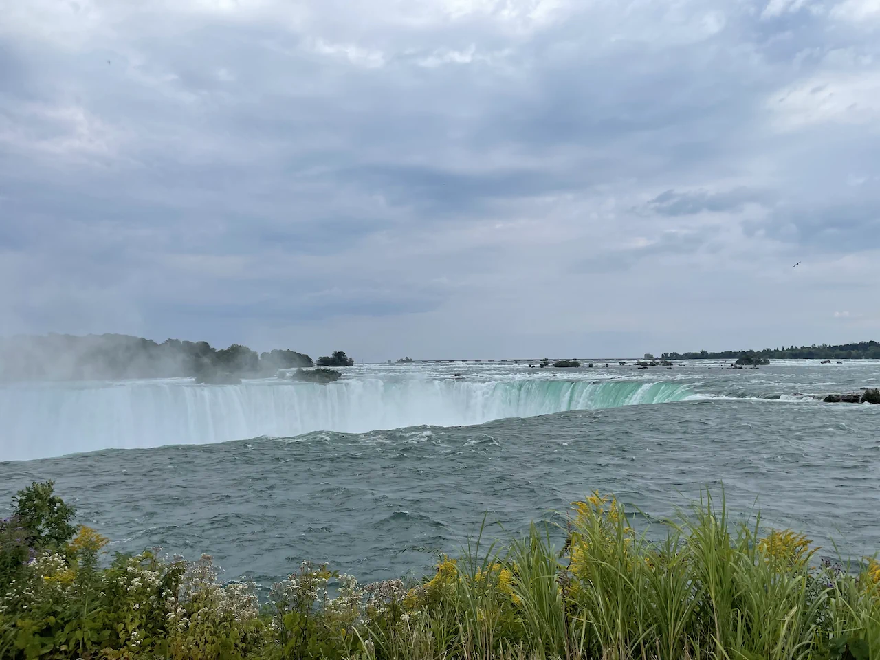 View of the Falls from the top of the Canadian side.