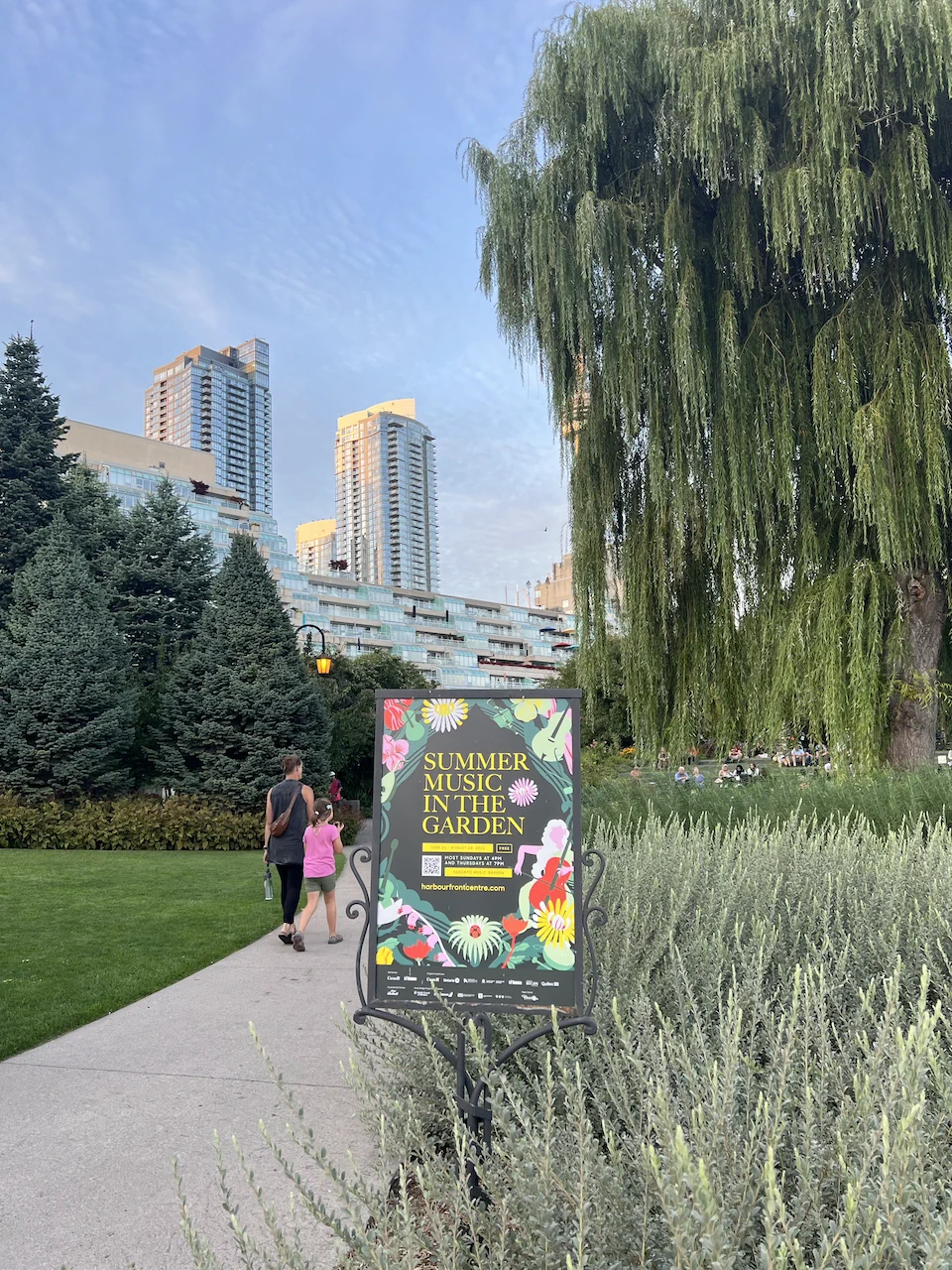 Summer music series at the Toronto Gardens.